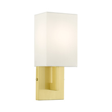 Livex Lighting 51101-12 - 1 Lt Satin Brass ADA Sconce