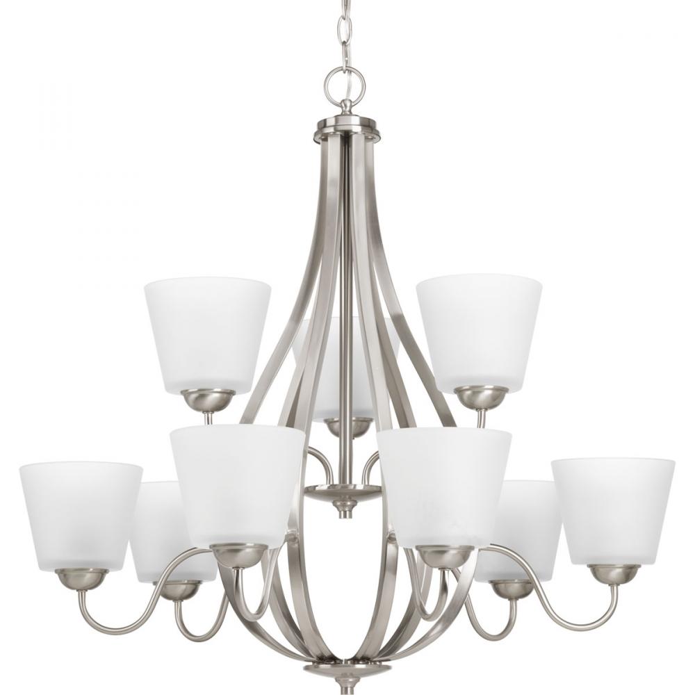 P4747-09 9-100W MED CHANDELIER