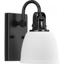 Progress P300426-31M - Preston Collection One-Light Coastal Matte Black Bath and Vanity Light