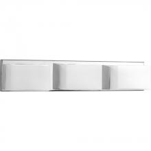  P2144-1530K9 - Ace LED Collection Three-Light Polished Chrome Etched Glass Modern LED Bath Vanity Light