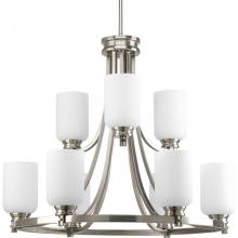 Progress P4663-09 - Orbitz Collection Nine-Light, Two-Tier Chandelier