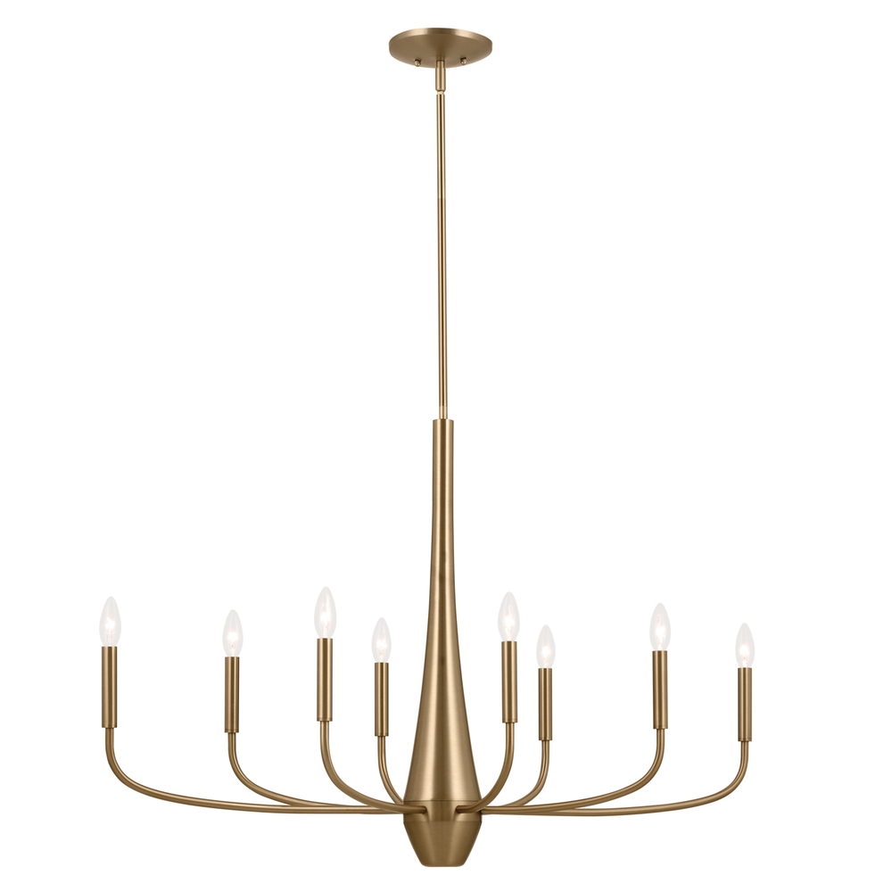 Oval Chandelier 8Lt