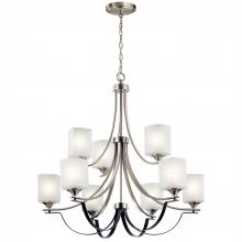 Kichler 52277NI - Tula™ 9 Light Chandelier Brushed Nickel