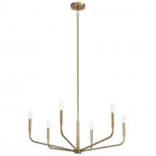 Kichler 52718CPZ - Chandelier 6Lt