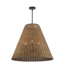 Trans Globe PND-2245 BK - Harmony 3 - Light Woven Pendant