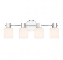  V6-L8-9022-4-11 - Strand 4-Light Bathroom Vanity Light in Chrome