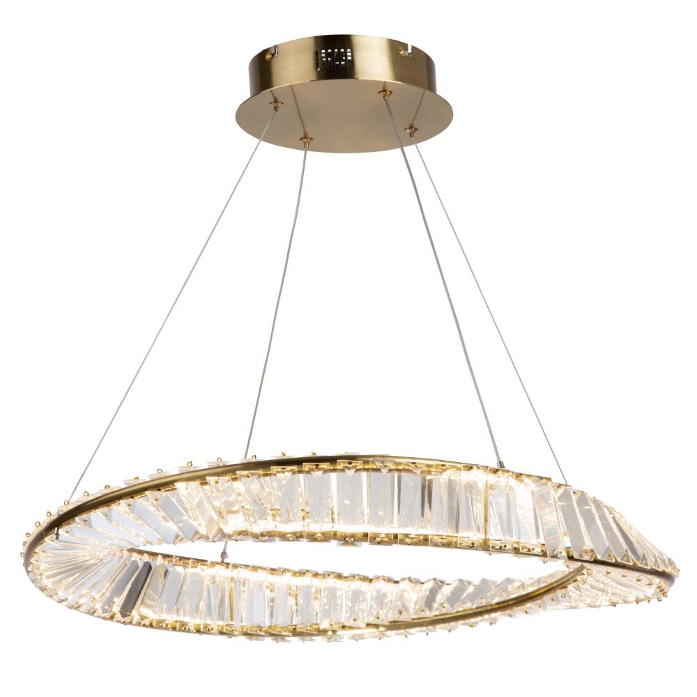 Stella 40W LED Pendant Brushed Brass