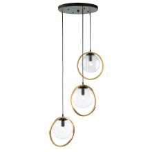 Artcraft AC10893VB - Lugano 3 Light Cord Pendant